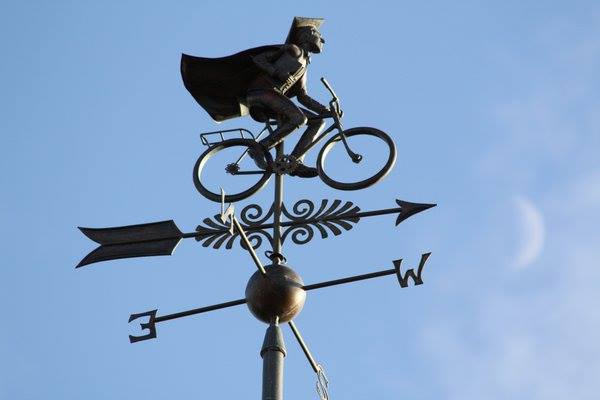 Weather vane at Manchester College, Oxford. Credit: Rafael H M Pereira